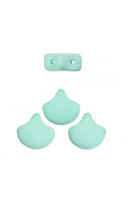 Ginko Leaf Beads 7.5x7.5mm Bondeli - Matt mint
